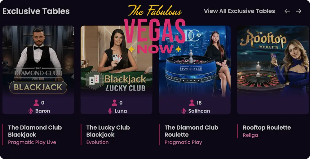 vegas now examples of live dealer games